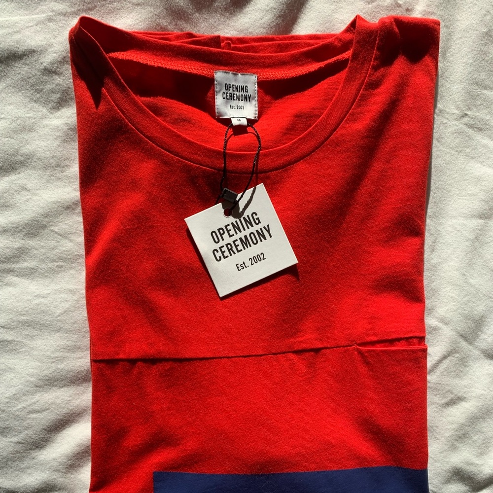Opening Ceremony Red Shirt with Pocket